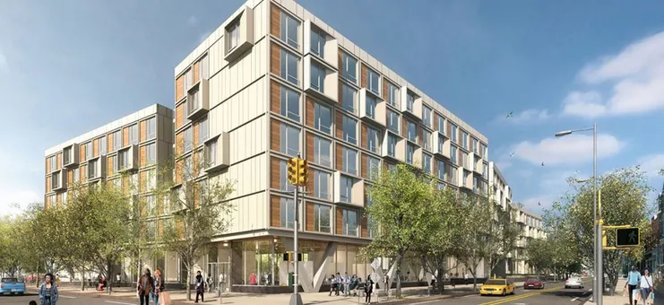 Rendering of a FullStack Modular residential building