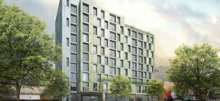 Rendering of a FullStack Modular residential building